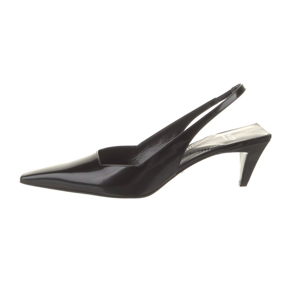 Gucci Black Slingback Heels EU 40 US 10